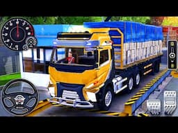 Dump Truck Hino 500 Driving in India - Truck Simulator Indonesia Simulator - Android GamePlay