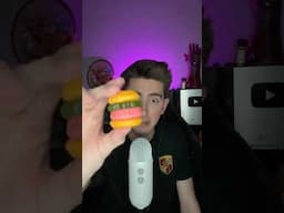 Trying 5 Different Colored Krabby Patties #asmr #eatingsounds
