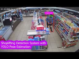 Shoplifting Detection System with YOLO Pose Estimation | How AI Catches Shoplifters Using YOLO