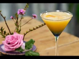 Episode 205  Traditional Japanese Flower Arts- Ginger Saké Orange Blossom Flower Cocktail