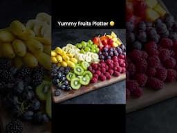 Fruits Platter 🥝🍇🍓🍌🍏🍑🍎🍒 #food #fruits