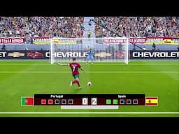 Portugal vs Spain Penalty Shootout I Nations League Final I eFootball Pes 21
