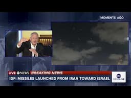 Missiles launched from Iran toward Israel, IDF says