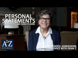 A2Z S5 E04: Personal Statements