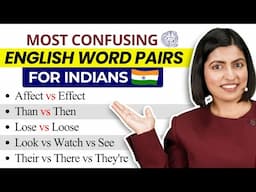 40+ Most Confusing English Words 😱 for Indians | Common English Mistake | English Connection Kanchan