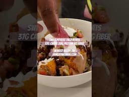 Sweet potato taco boats are your new meal obsession. #shorts #diabetesfood