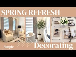 Spring Decorate with Me 2025|Living Room|Entryway| Dining Room