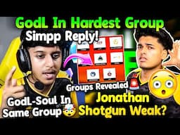 GodLike Soul In Same Group🥶 Simpp React On GodL Hardest Group🚀💛 Jonathan Shotgun Weak😳 Simpp Reply