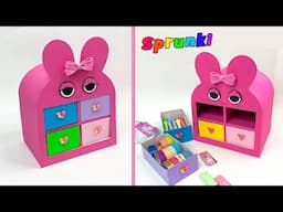 Make Your Own Cute Sprunki Organizer From Cardboard!