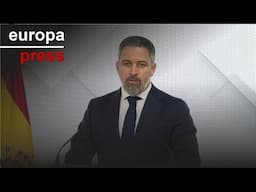 Abascal pide firmas de diputados para una moción de censura que adelante elecciones