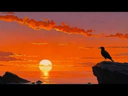 Blender with Stable Diffusion XL Tutorial - Sunset bird standing on a rock