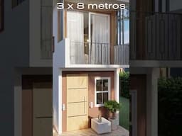 Sabías que en 3 metros puedes construir una casa de 2 dormitorios? 🥳