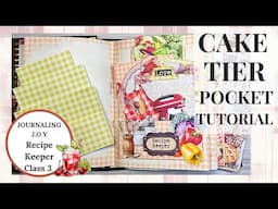 UNIQUE Cake tier pocket tutorial