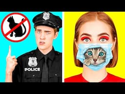 Ways to Sneak Pets into Jail | Funny Pet Pranks by PaRaRa Challenge
