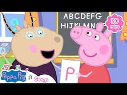 ABC Song + More Nursery Rhymes for Kids | Learning Songs | Kids Songs | Peppa Pig Music Official 🐷