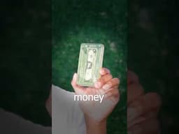 this soap has money in it.