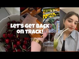 Let’s get back on track🍲| Summer Rest Routine, Study, Clean Easting, Self care| Productive Sunday!