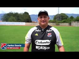 [Liga Femenina 🎙️🔴🔵] El DT Carlos Osorio habla en la previa del DIM Femenino vs Atl. Nacional