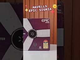 Havells Epic Signia BLDC Fan – where style meets smart cooling! 💨✨