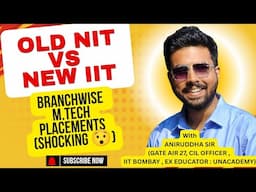 Old NIT Vs New IIT : NIT M.Tech Placements : IIT M.Tech Placements #ccmt #coap #yt @TheCivilGuruji