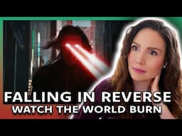 First time reaction to: Falling In Reverse - Watch The World Burn I Artist Reacts I