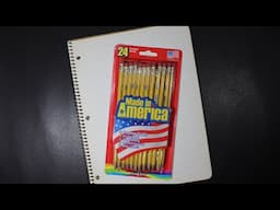 Cra-Z-Art HB Pencil Review: Made in USA edition. Bargain priced new old stock!