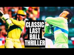 Imran Khan's Men Take on The Mighty Aussies in a Classic Last Ball Thriller | Pak vs Aus