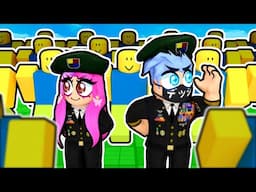 WE RECRUITED AN ARMY OF NOOBS IN ROBLOX!