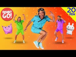 Wiggle, Bounce, and Shake! 💥 | Dance Compilation | Danny Go! Songs for Kids