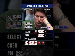 VANESSA SELBST went CRAZY on the RIVER #poker