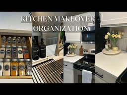 KITCHEN MAKEOVER + DECLUTTER AND ORGANIZATION FROM START TO FINISH