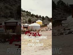 Colorado Riverside Glamping ❤️ #riverside #colorado #river