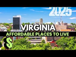 10 Cheap Places to Live in Virginia - Affordable Living in Virginia to buy Home 🏡