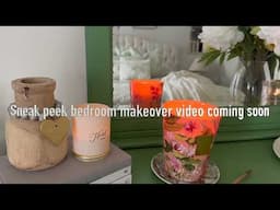 Bedroom Makeover ~ Sneak Peek!