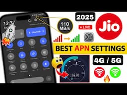 🔥 Jio APN Settings | Jio Internet Problem Solution | Jio Slow Internet Problem | Jio Network Problem