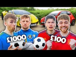 £100 vs. £1000 Race to Where Football Began