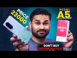 Redmi A5 Review - Don't Buy Before Watch This Smartphone ‼️