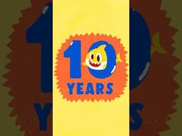 Celebrating 10 Years of Baby Shark! 🎉 #bebefinn #shorts #kidssong