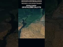 ANOTHER ONE OF MY FAVORITE FORMATIONS! Pools filled with crystals! #ghostdiversvideos #cavediving
