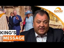 King Charles' heartfelt cancer message | Sunrise