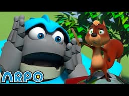LITTERBUG!! - Pick Up Your Litter!!! | 30 Minutes of Arpo the Robot | Funny Preschool Cartoons