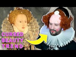 How To Look Hot In 1580 🤭 HISTORICALLY ACCURATE BEAUTY TRENDS! 💜🖤 The Welsh Twins
