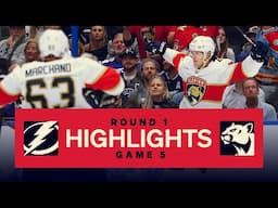 Panthers at Lightning | Game 5 Highlights | 4.30.25