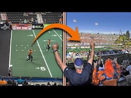 That Time An Indoor Football Game Was Played Outdoors