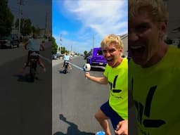 Sticky Tape PRANK on Bike! 🚲