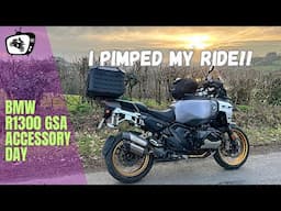 BMW R1300 GSA Accessory day. Fitting and price guide.
