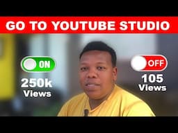 Do This If Youtube  Is Not  Recommending Your Videos | Visit Youtube Studio  and Turn On Settings.