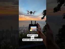 What I See Vs What My Drone Sees 🤯 Hong Kong from above is INSANE!
