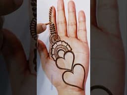 easy simple mehndi design | arabic mehndi designs #mehndi #mehandi #henna #shorts  #shabscreation