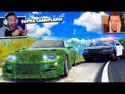 ESCONDE-ESCONDE no TRÁFEGO com CARROS do VELOZES e FURIOSOS! BeamNG.drive MP